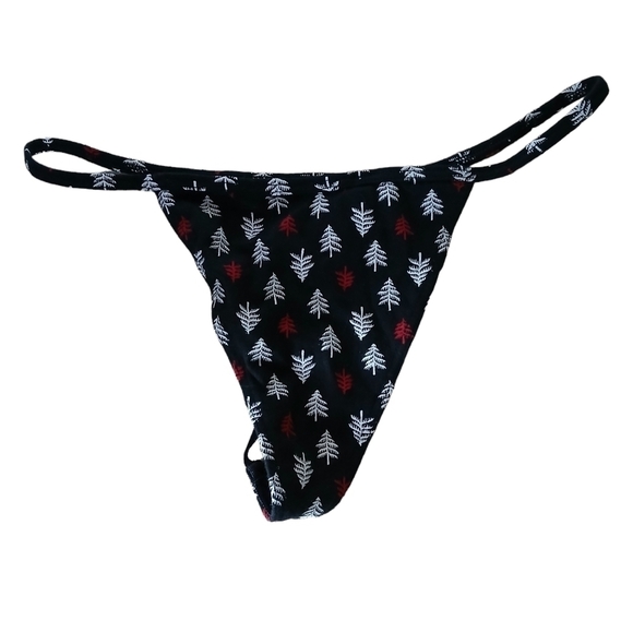 Victoria's Secret Christmas Trees V String Panty M - Picture 2 of 15